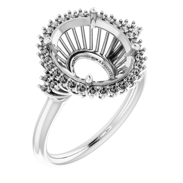Halo-Style Engagement Ring