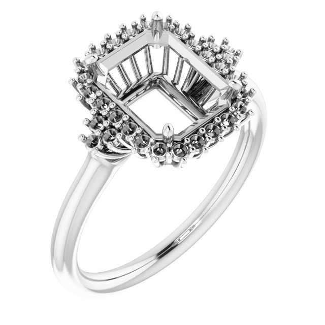 Halo-Style Engagement Ring