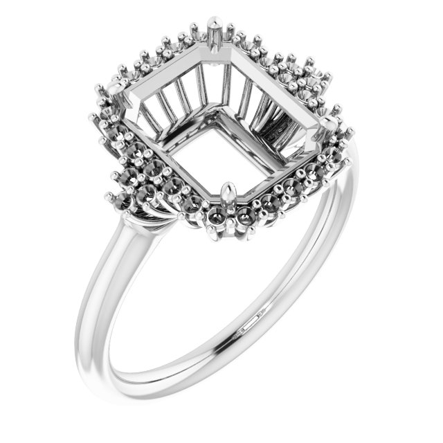 Halo-Style Engagement Ring