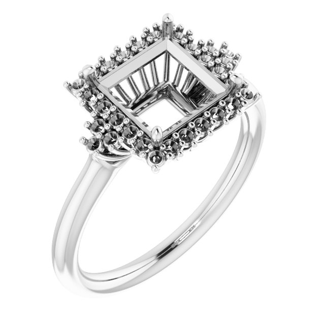 Halo-Style Engagement Ring
