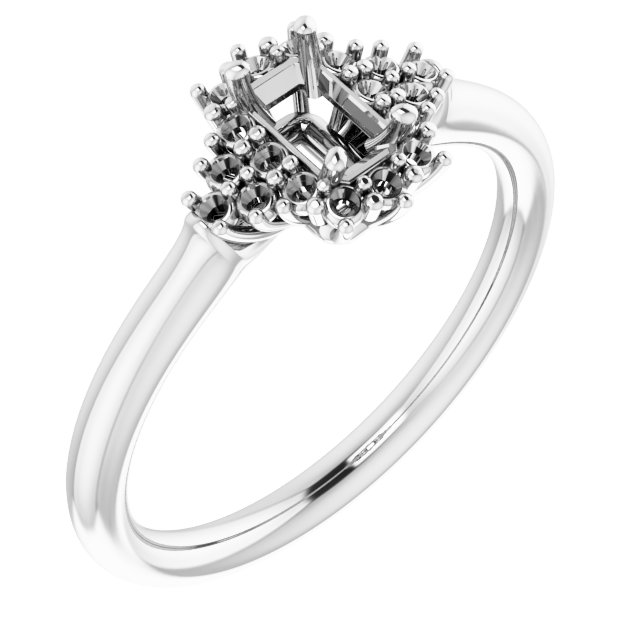 Halo-Style Engagement Ring