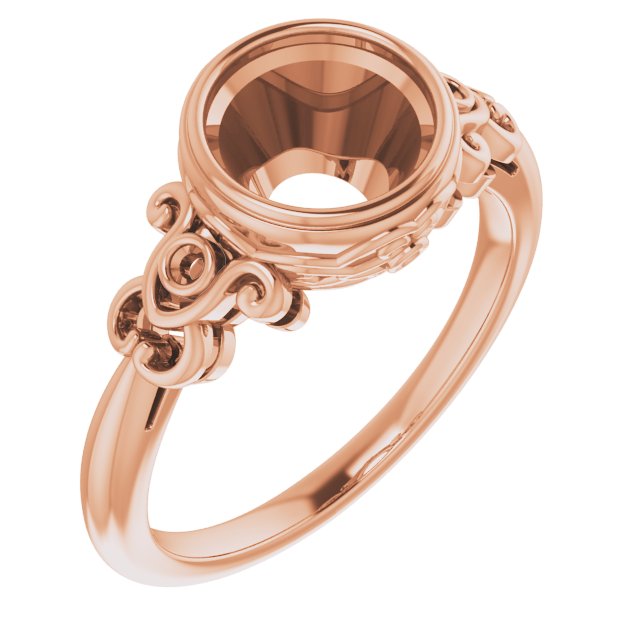 Bezel-Set Accented Sculptural Ring