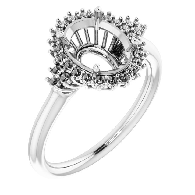 Halo-Style Engagement Ring