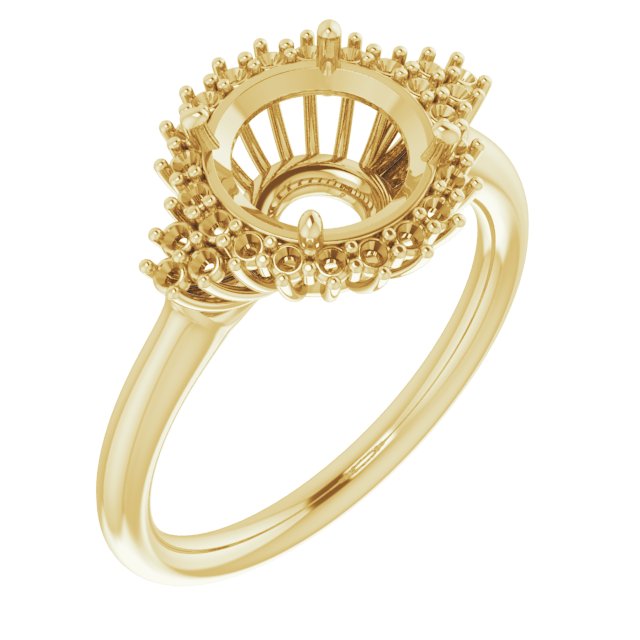 Halo-Style Engagement Ring