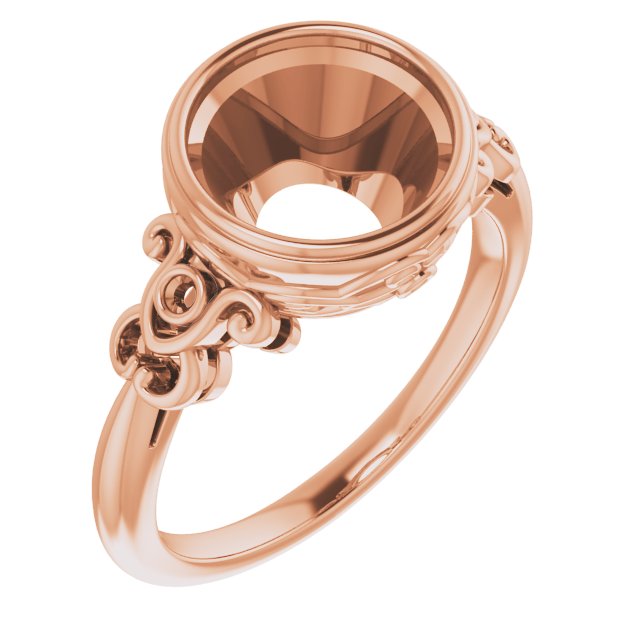 Bezel-Set Accented Sculptural Ring