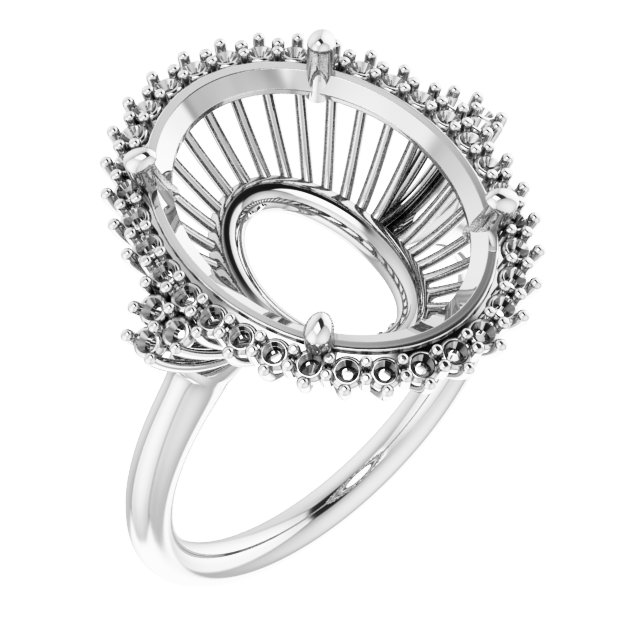 Halo-Style Engagement Ring