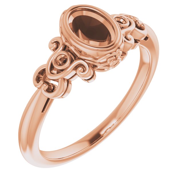 Bezel-Set Accented Sculptural Ring