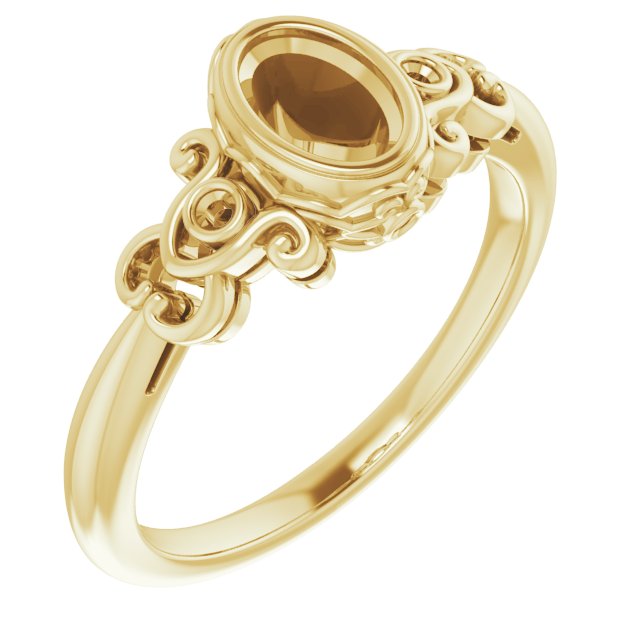 14k Yellow Gold
