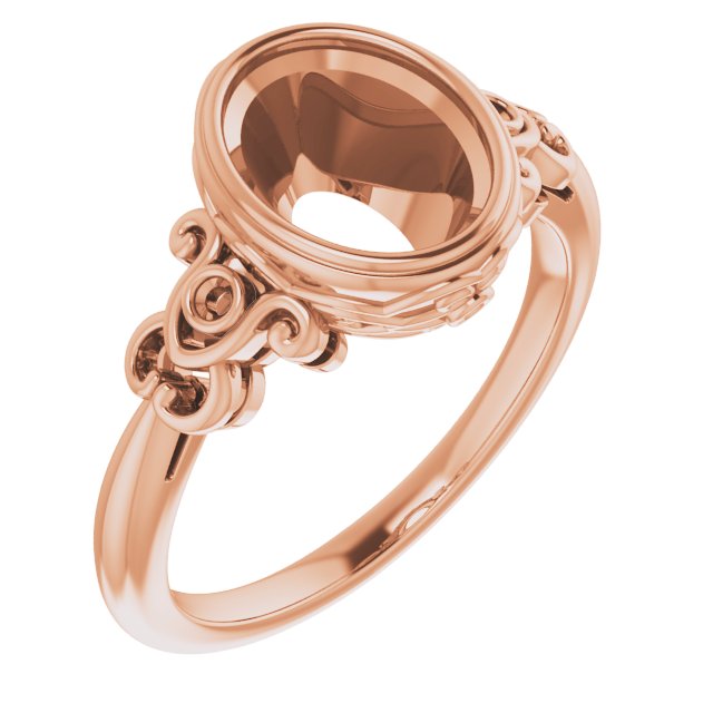 Bezel-Set Accented Sculptural Ring