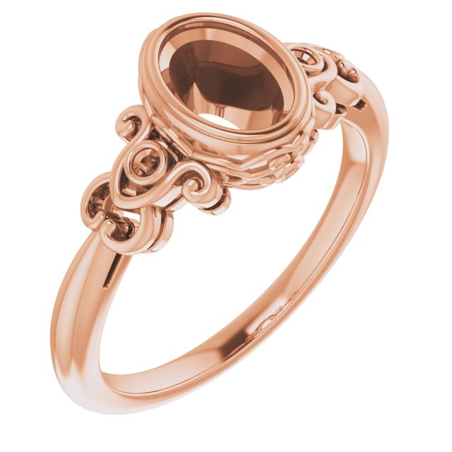 Bezel-Set Accented Sculptural Ring