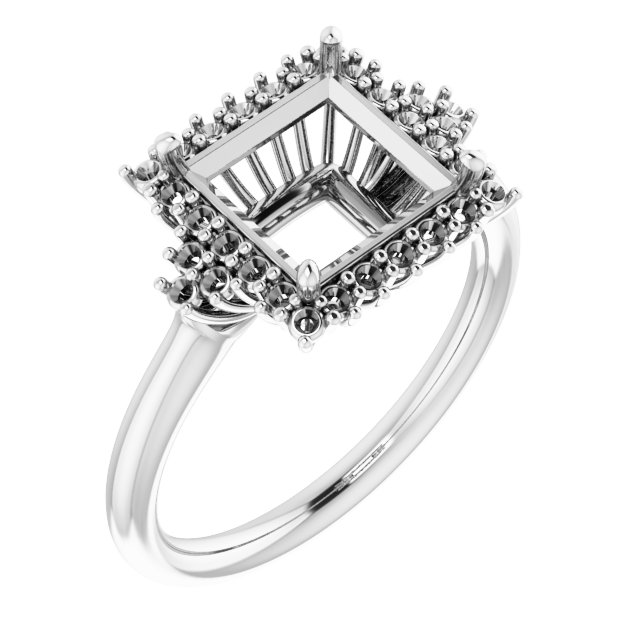 Halo-Style Engagement Ring
