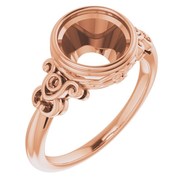 Bezel-Set Accented Sculptural Ring