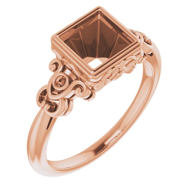Bezel-Set Accented Sculptural Ring