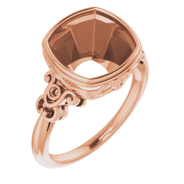 Bezel-Set Accented Sculptural Ring