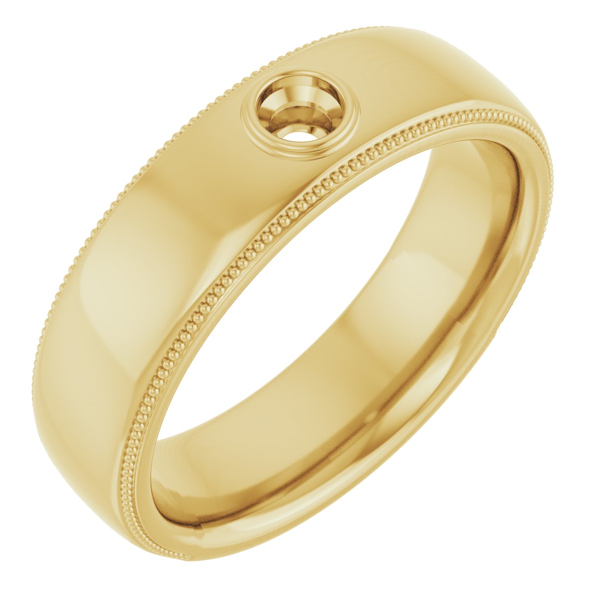 14K Yellow .17 CTW Mens Diamond Ring Ref 13081442