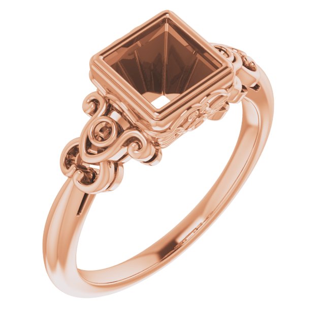 Bezel-Set Accented Sculptural Ring