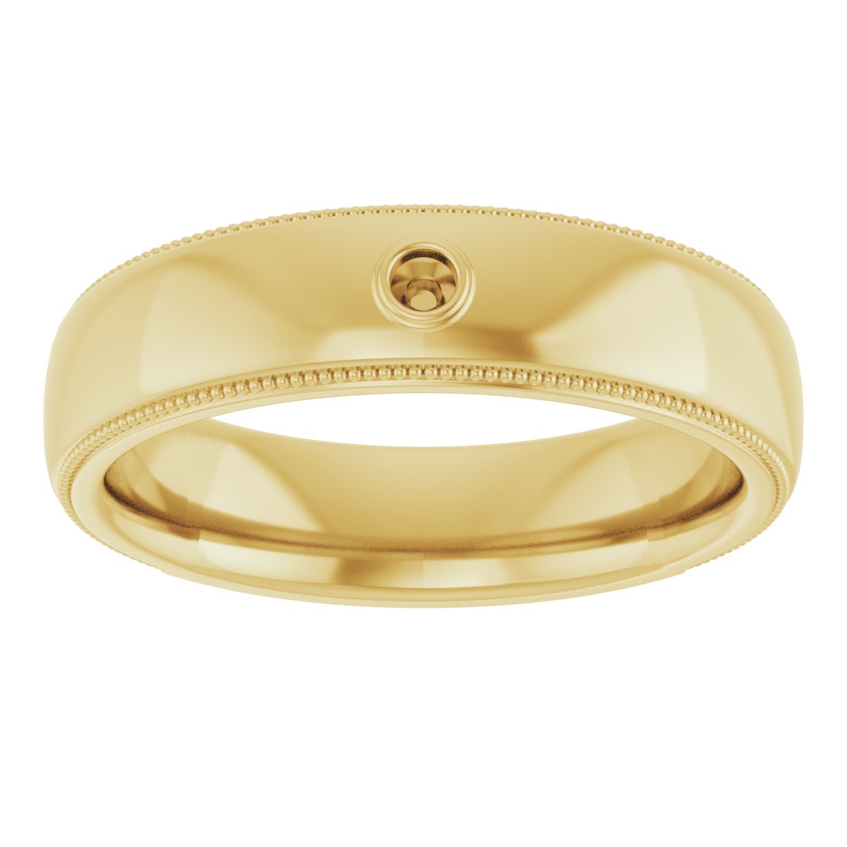 14K Yellow .03 CTW Natural Diamond Ring