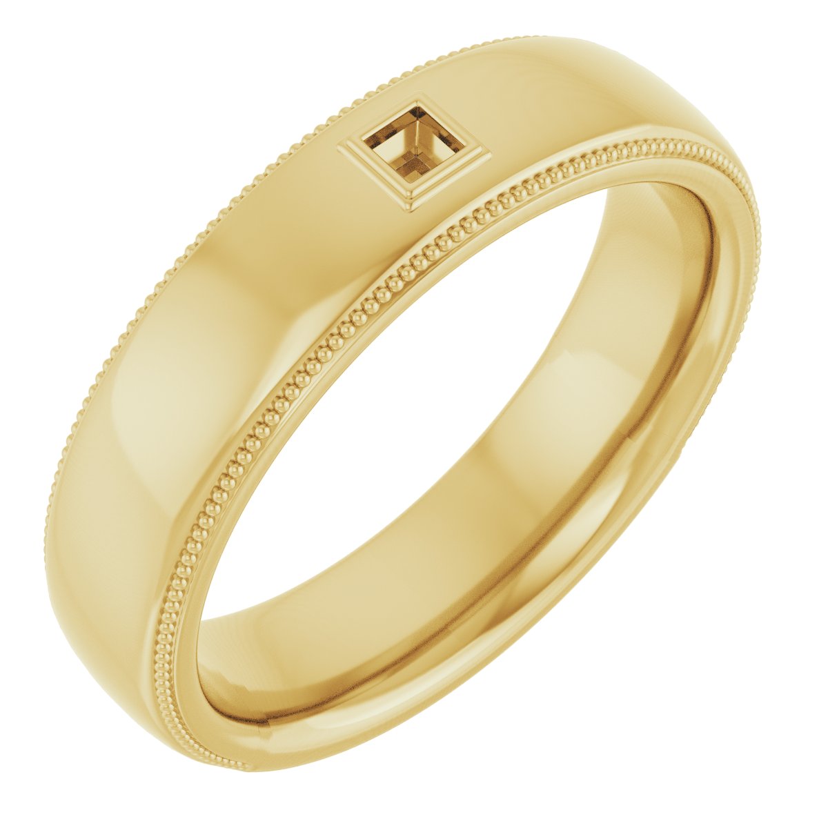 14K Yellow .05 CTW Mens Diamond Ring Ref 13081395