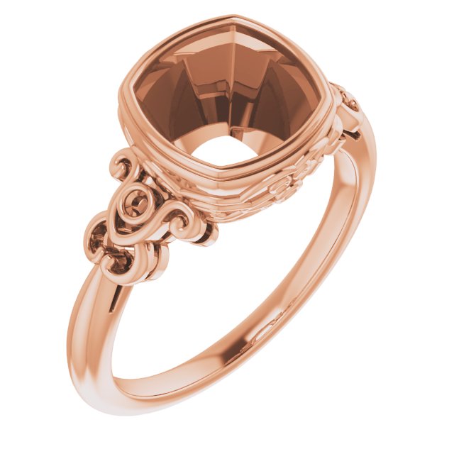 Bezel-Set Accented Sculptural Ring
