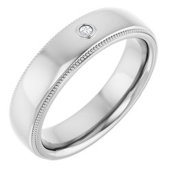 Men's Bezel-Set Ring