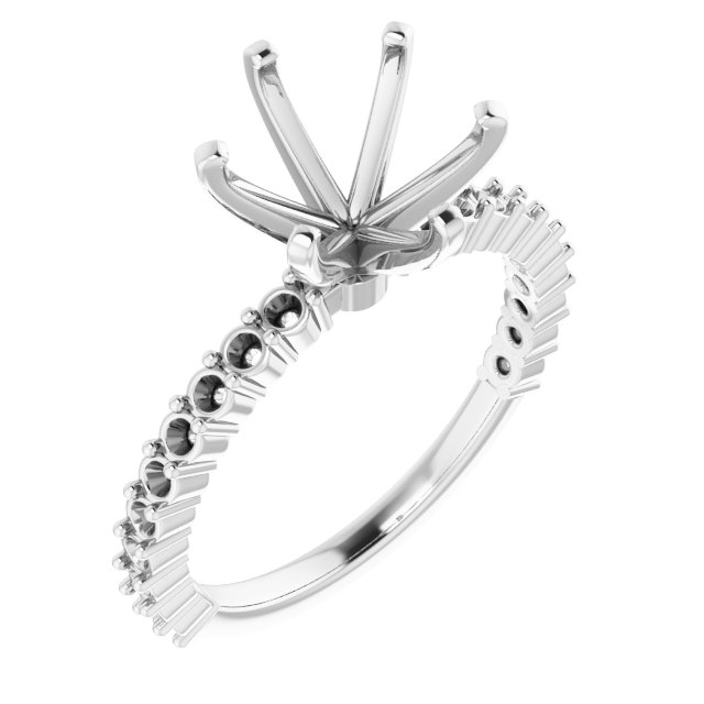 Accented Engagement Ring