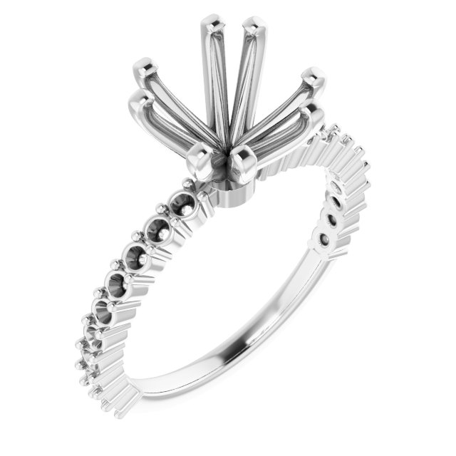 Accented Engagement Ring