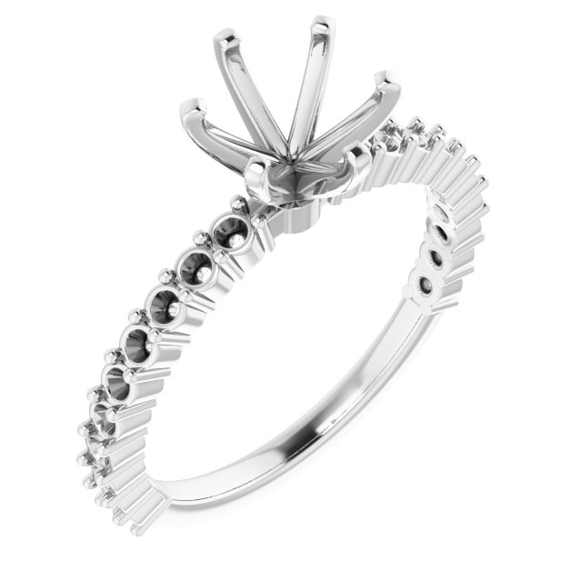 Accented Engagement Ring