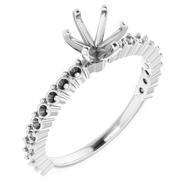 Accented Engagement Ring