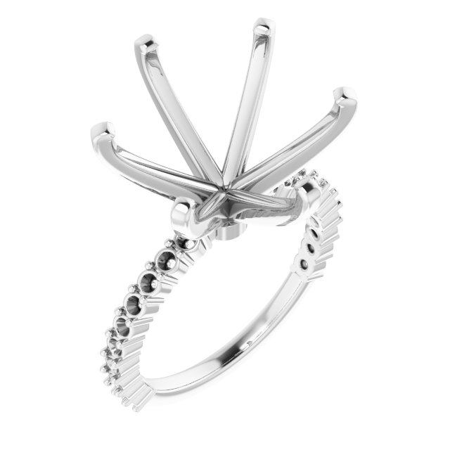 Accented Engagement Ring