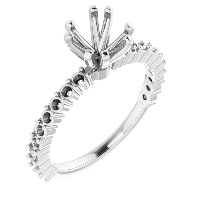 Accented Engagement Ring