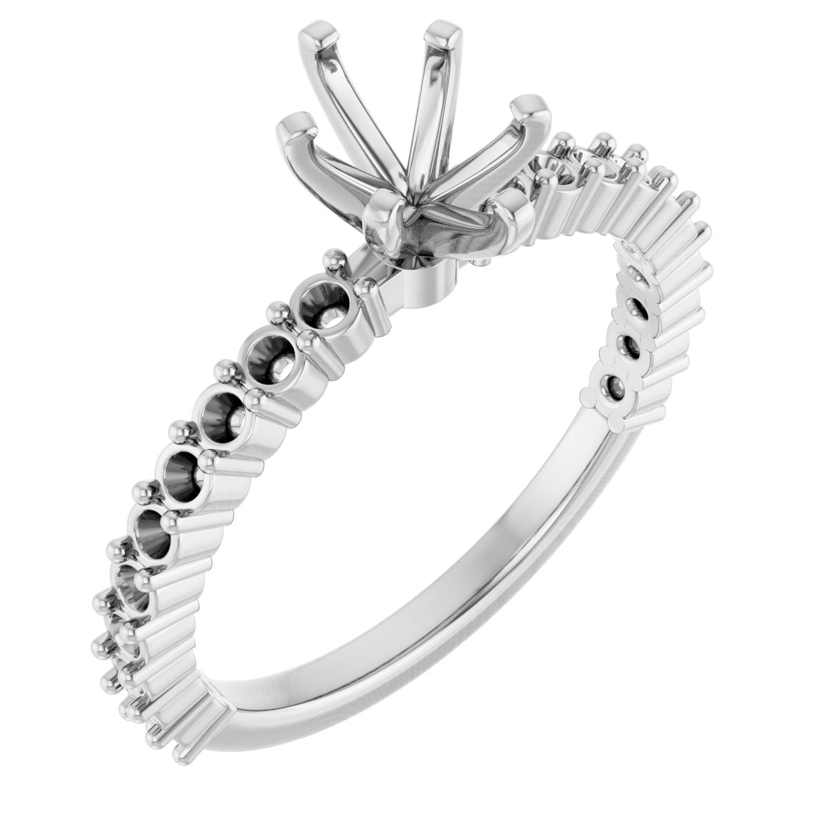 Accented Engagement Ring