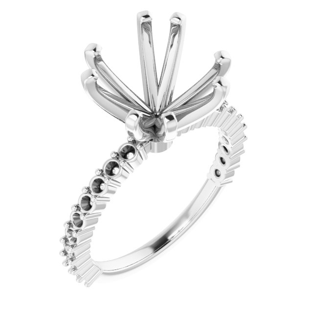 Accented Engagement Ring