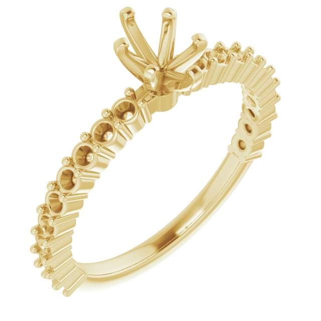 Accented Engagement Ring