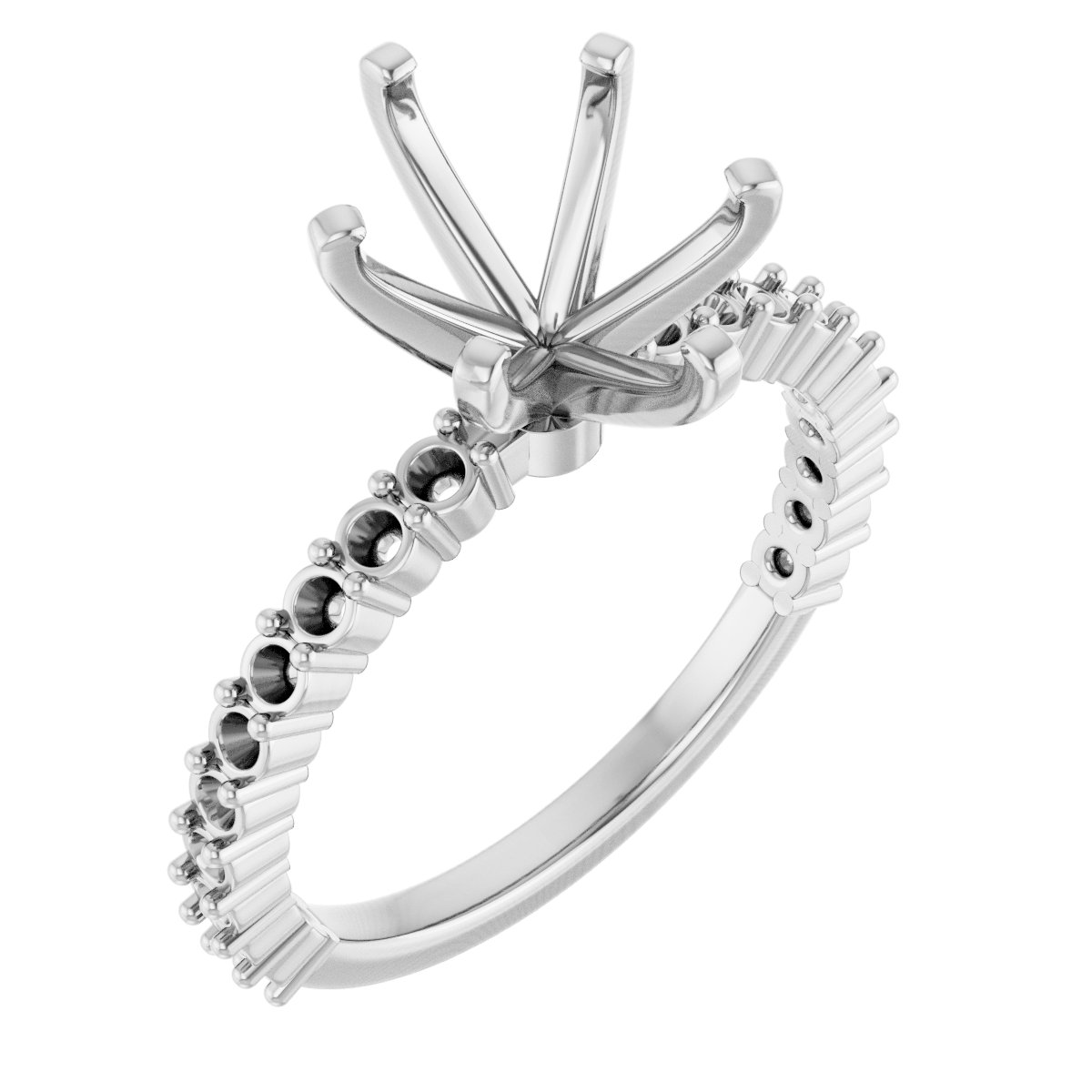 Accented Engagement Ring