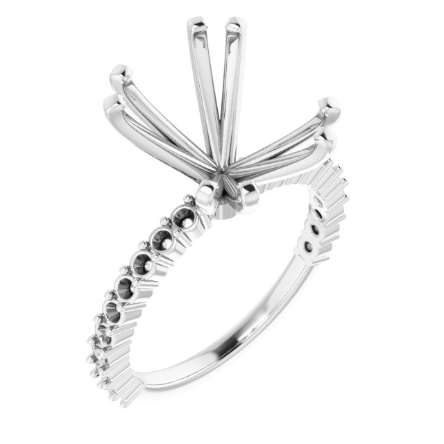 Accented Engagement Ring