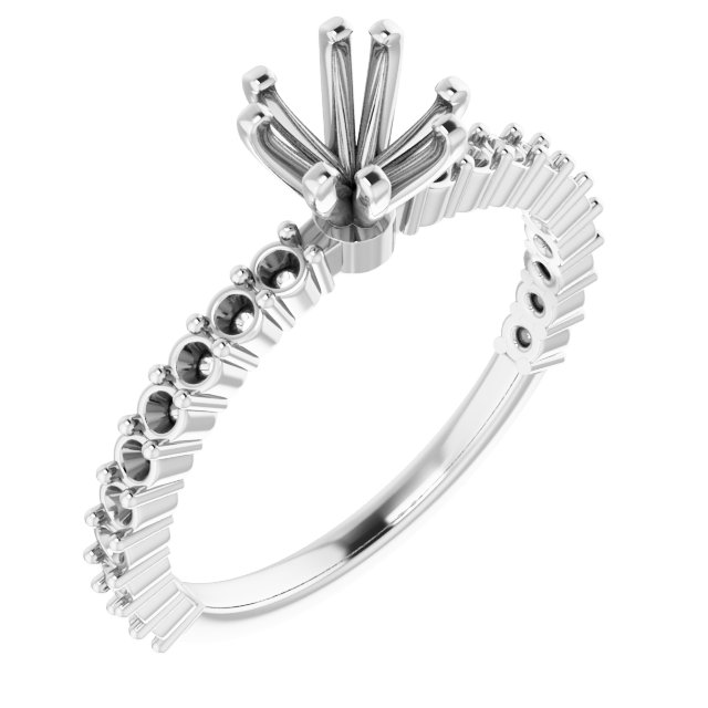 Accented Engagement Ring