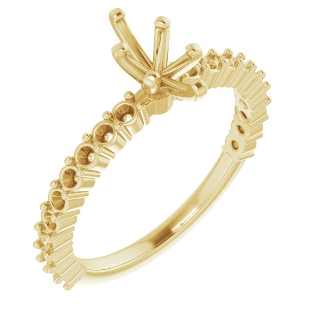 Accented Engagement Ring
