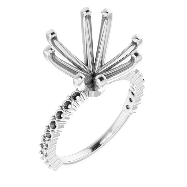 Accented Engagement Ring