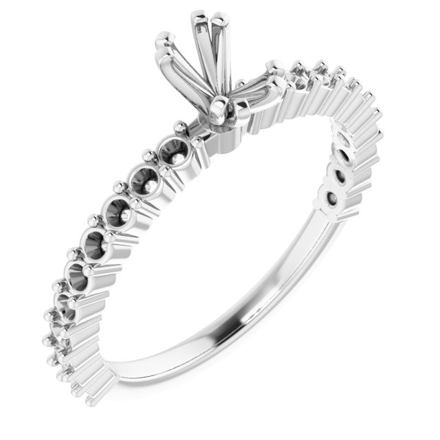 Accented Engagement Ring