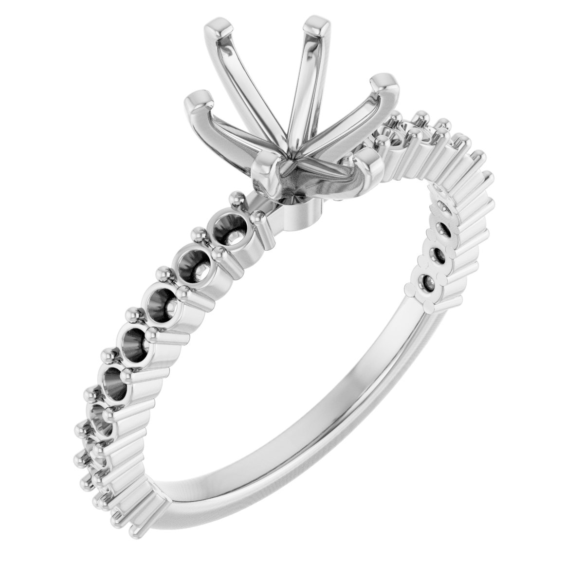 Accented Engagement Ring