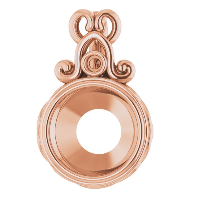 Bezel-Set Accented Pendant