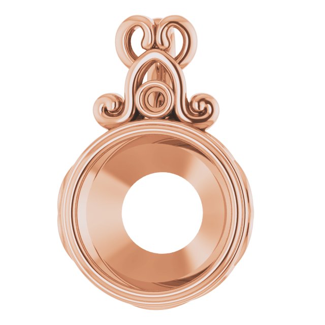 Bezel-Set Accented Pendant