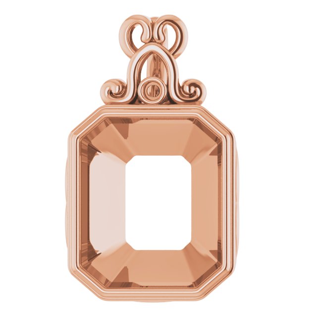 Bezel-Set Accented Pendant