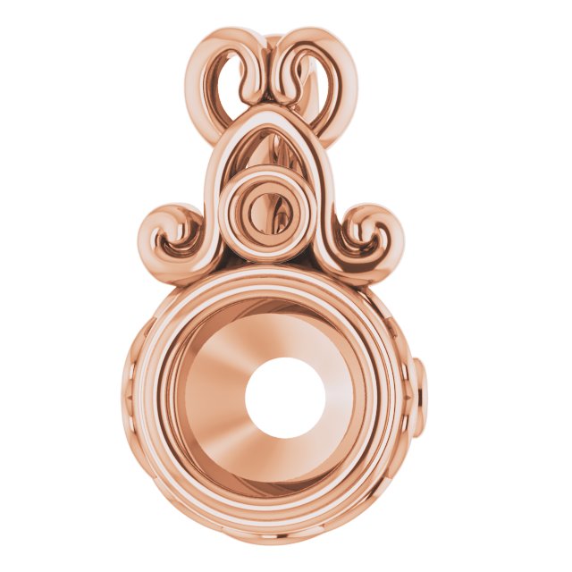 Bezel-Set Accented Pendant