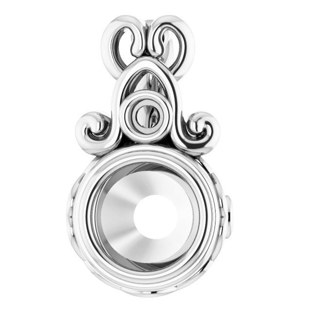 Bezel-Set Accented Pendant