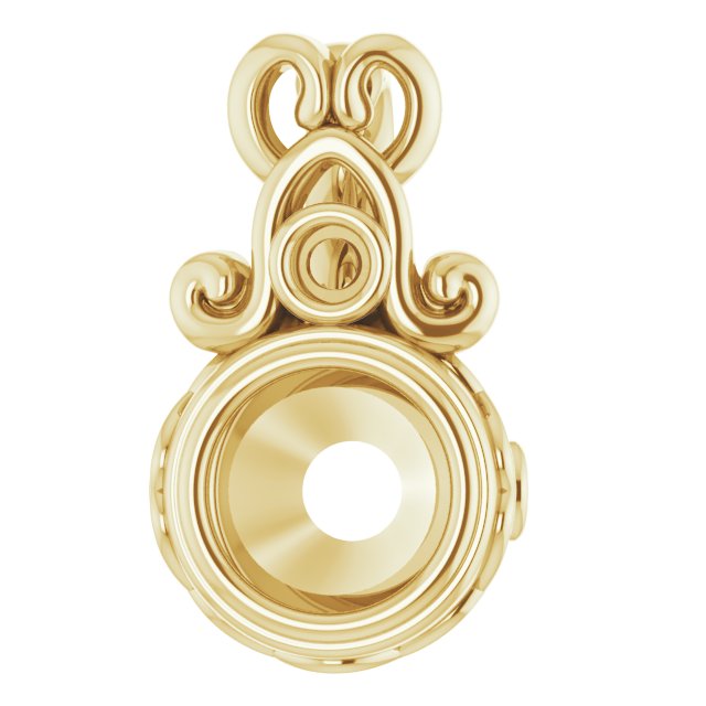 Bezel-Set Accented Pendant