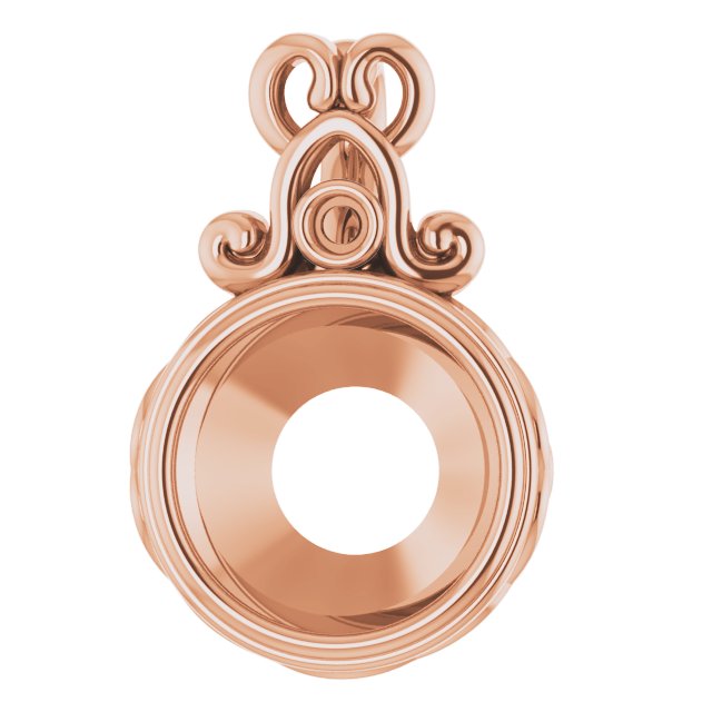 Bezel-Set Accented Pendant