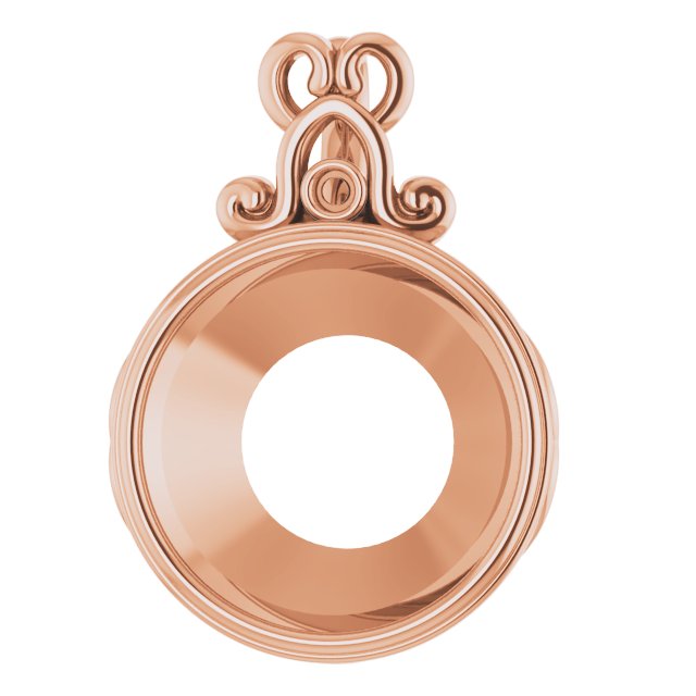 Bezel-Set Accented Pendant