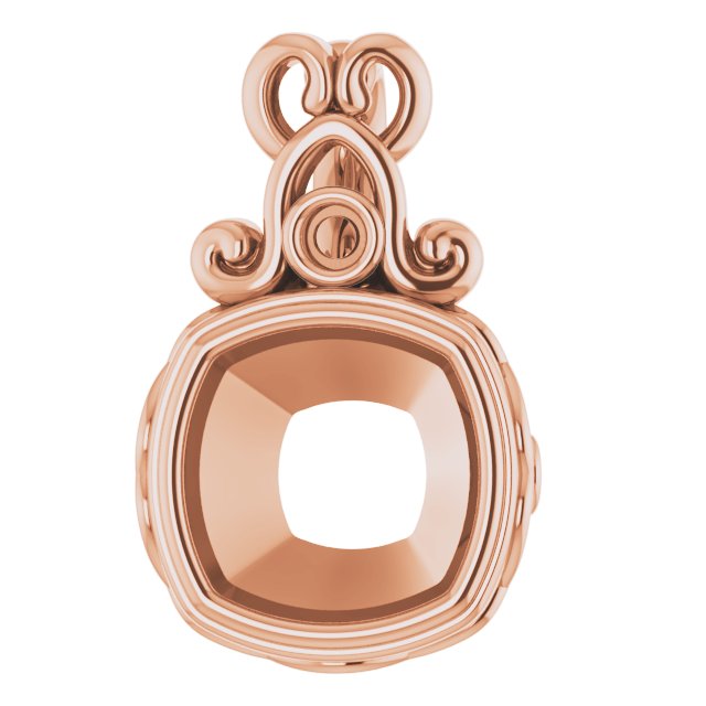 Bezel-Set Accented Pendant