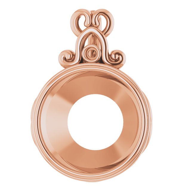 Bezel-Set Accented Pendant